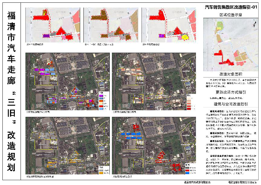 福清市汽车走廊“三旧”改造规划方案的公示