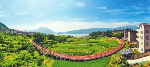 福清环石竹湖步道美出圈