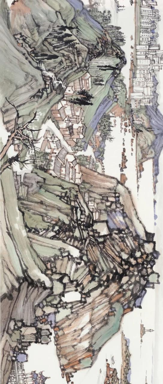 闽山闽水物华新福州海洋文化写生作品展将于3月24日在福清图书馆开展