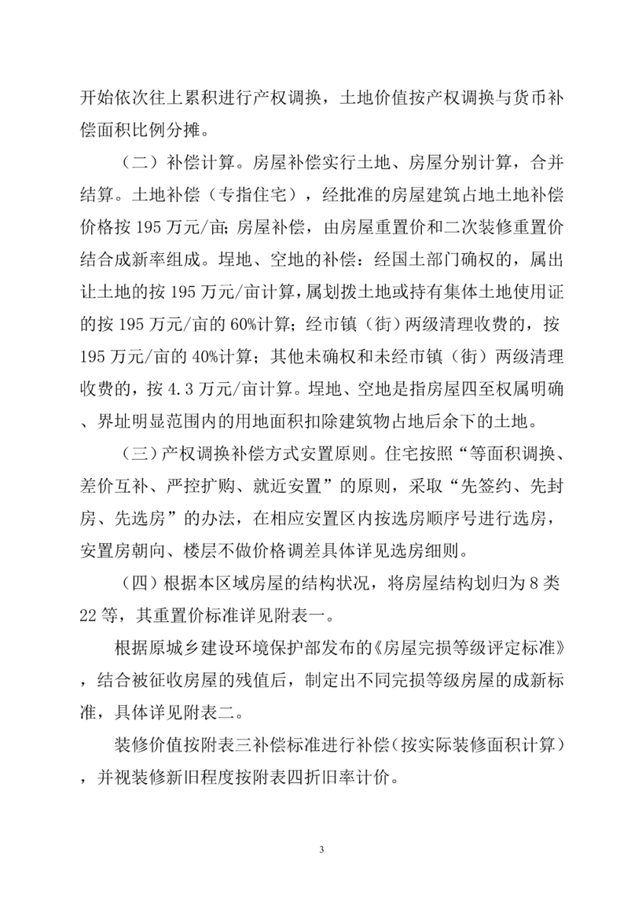 福清市福泽片区纬二路项目房屋征收补偿方案