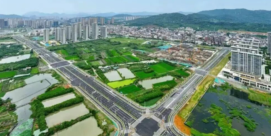 福清东部新城里美路、北厝路建成通车