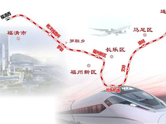福清高铁西站未来将直达福州机场