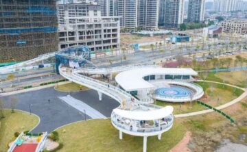 福清龙江畔城市新地标里美桥正式亮相