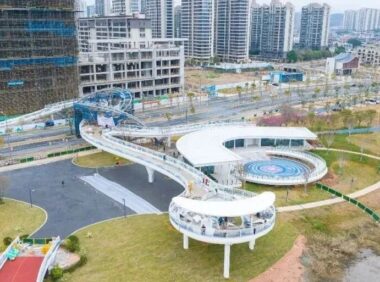 福清龙江畔城市新地标里美桥正式亮相